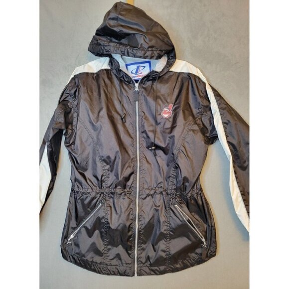 Logo Athletic Jackets & Blazers - Vtg Cleveland Indians Chief Wahoo Logo AthleticFull Zip Windbreaker Jacket Small